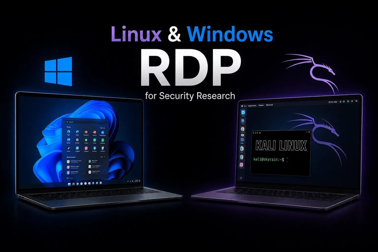 Linux & Windows RDP for Security Research