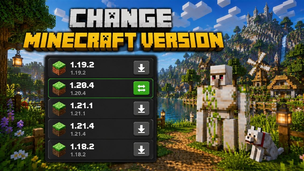 How to Change Your Minecraft Server Version